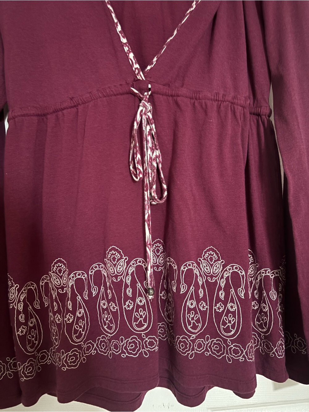 Boho P.J. Salvage babydoll top - Picture 3 of 5